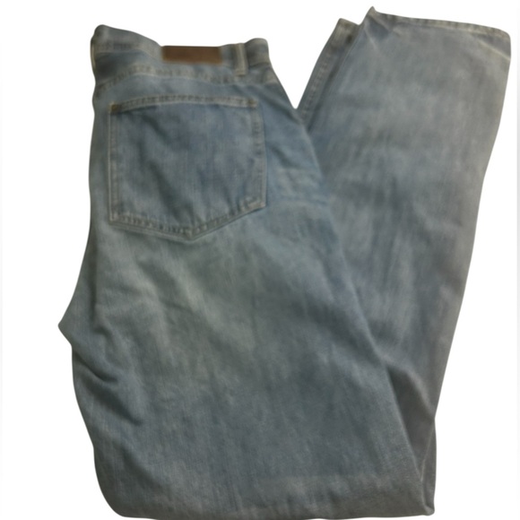 Carbon2Cobalt Mens SZ 35x32 Cotton Faded Button Fly Denim Straight Leg Jeans - Picture 4 of 16